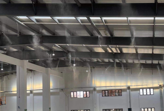 建筑工地降尘降温设备—工厂车间降尘插图
